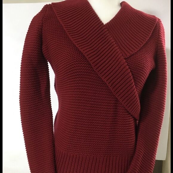 TALBOTS S Brushed Wrap Sweater Top - Picture 1 of 9